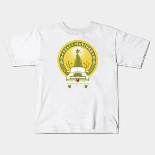 Feliz Navidad, retro. Kids T-Shirt